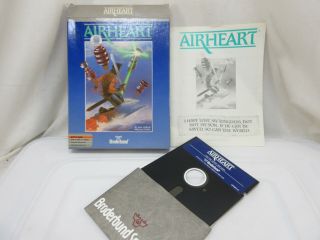 Vintage Apple II IIe IIc IIgs Software Game AIRHEART Broderbund VERY RARE 3