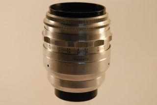 Vintage Carl Zeiss Jena Tessar f2.  8/80mm Lens Germany 5