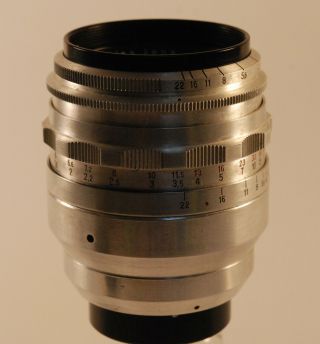 Vintage Carl Zeiss Jena Tessar f2.  8/80mm Lens Germany 6