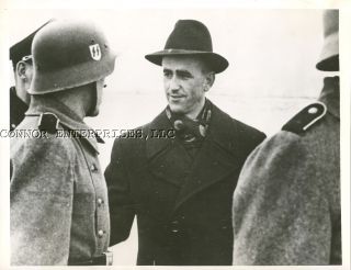 1944 Wwii Orig Press Release Photo Andreas Schmidt Fuhrer German Minority 1002