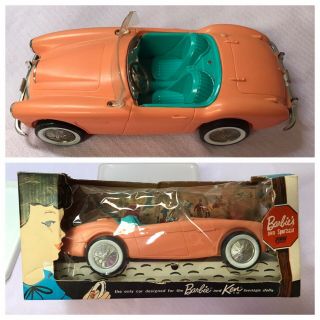 Vintage Barbie & Ken Car " Austin Healy " 1960 