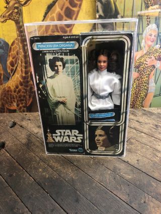 Vintage Kenner Star Wars Princess Leia Action Figure 1977 Dark Vader Chewbacca