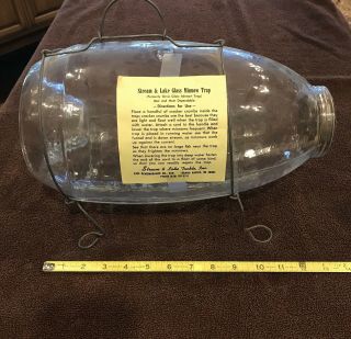 Vintage Fishing Minnow Trap Stream And Lake /orvis