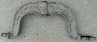 Vintage Cast Iron Bell Yoke 3 Hibbard Spencer Bartlett & Co.  1886