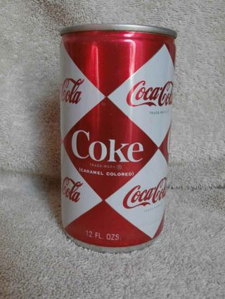 RARE Vintage ALL ALUMINUM COCA Cola Soda Can COKE 12 Oz DIAMOND PRISTINE 3