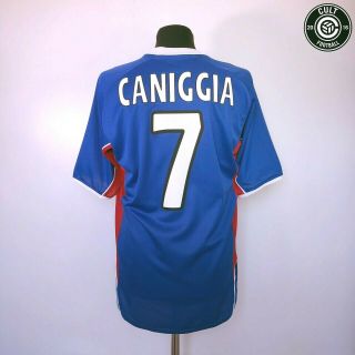 Caniggia 7 Rangers Vintage Nike Home Football Shirt 2001/02 (m) Boca Juniors