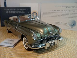 Franklin 1949 Buick.  1:24.  Ultra Rare Gm Le 6.  Nos.  Undisplayed.  Docs