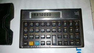Vintage HP - 15C Scientific Calculator w/ Case,  ser.  2707A55415 3