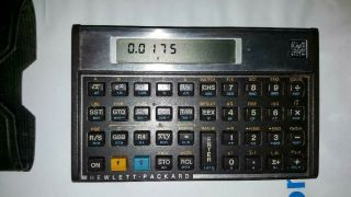 Vintage HP - 15C Scientific Calculator w/ Case,  ser.  2707A55415 6