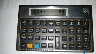 Vintage HP - 15C Scientific Calculator w/ Case,  ser.  2707A55415 7