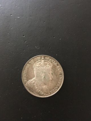 Canada Canadian Half Dollar 50 Cents 1907 Choice Xf /au Rare Coin