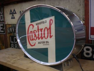 Castrol,  Fuel,  Oil,  Classic,  Vintage,  Classic,  Mancave,  Lightup Sign,  Garage,  Workshop