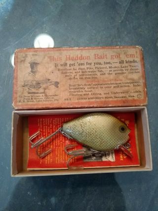 Vintage Heddon Punkinseed Fishing
