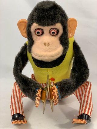 VTG 1950’s Daishin Musical Jolly Chimp Monkey With Box,  Tag,  Insert 8