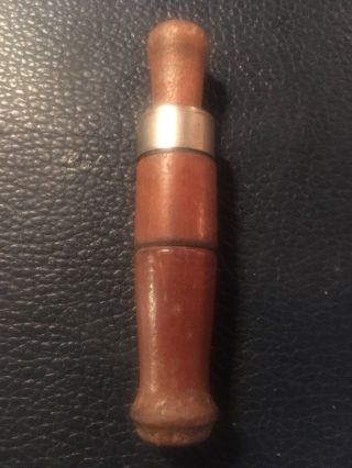 Vintage Charles Grubbs Illinios Duck Call,  Early 1900’s,  Hunting Antique