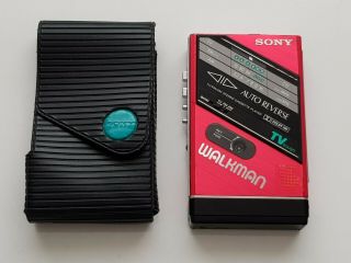 Vintage Sony Walkman Personal Radio Cassette Player Wm - F102 Full Metal Body