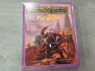 Vintage Forgotten Realms Kara - Tur Eastern Realms 1032 Box Set AD&D Module 1988 2