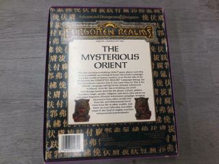 Vintage Forgotten Realms Kara - Tur Eastern Realms 1032 Box Set AD&D Module 1988 3