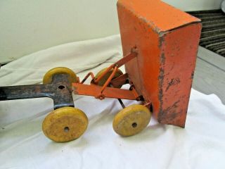 Vintage 1920 ' s Girard Marx toy Pressed Steel Mammoth Train or Auto Wagon 5