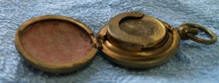 Antique Victorian Sovereign Coin Holder Wallet Old Brass Gold Lustre Vintage UK 4