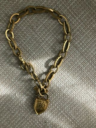 Vintage Karl Lagerfeld Couture Chain Necklace With Heart Locket