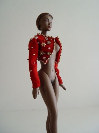 Mdvanii Dheei Poupée Doll Rare Beaded Jacket Tout Mon Coeur / Femme Fatale