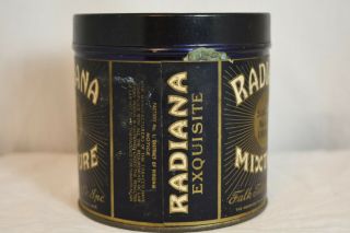 Vintage Radiana Exquisite Mixture Falk Tobacco Company Tin 2