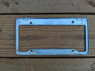 Rare VTG De Anza Hemet Datsun California dealership license plate frame 2