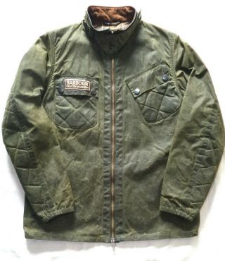VERY RARE BARBOUR X DEUS EX MACHINA WAXED JACKET - MED - COST £395 10