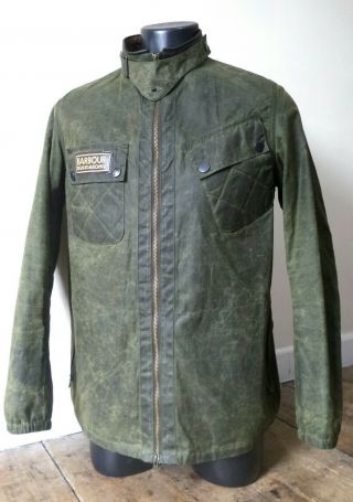 VERY RARE BARBOUR X DEUS EX MACHINA WAXED JACKET - MED - COST £395 2
