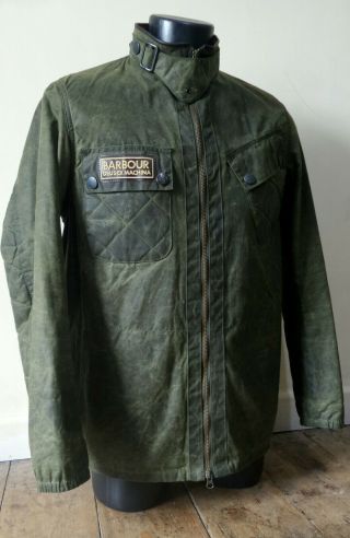 VERY RARE BARBOUR X DEUS EX MACHINA WAXED JACKET - MED - COST £395 3