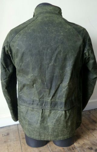 VERY RARE BARBOUR X DEUS EX MACHINA WAXED JACKET - MED - COST £395 6