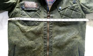 VERY RARE BARBOUR X DEUS EX MACHINA WAXED JACKET - MED - COST £395 7