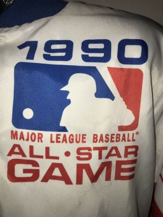 Men’s Vintage Chalkline Chicago Cubs 1990 All - Star Game Commemorative Jacket L 2