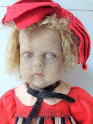 Antique 1925 Lenci 110 Series Doll 18 