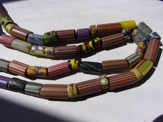 Antique African Italian Trade Bead Necklace Beads 38 