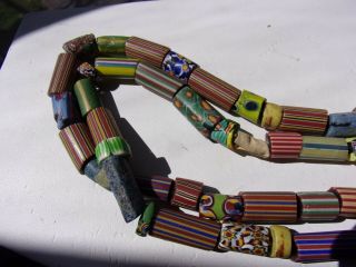 Antique African Italian Trade Bead Necklace Beads 38 