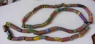 Antique African Italian Trade Bead Necklace Beads 38 