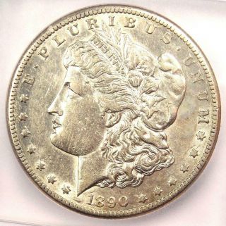 1890 - Cc Morgan Silver Dollar $1 - Certified Icg Au53 - Rare Carson City Coin