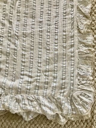 HTF VINTAGE RALPH LAUREN HOME HIGHFIELDS SEERSUCKER FULL/QUEEN DUVET 4