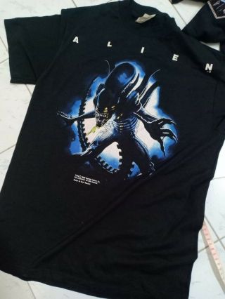 Alien Movies Vintage T Shirt 1989