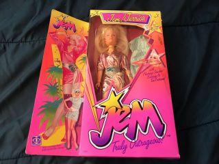 Jem And The Hologram 1985 Vtg 12 1/2 " Toy Doll Jerrica Complete 2 Fashions