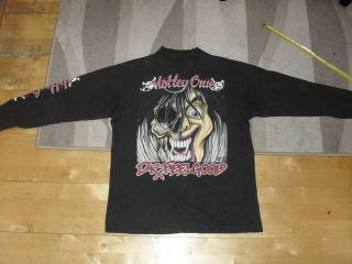 Motley Crue 1990 Longsleeve Shirt Skid Row Guns N Roses Iron Maiden