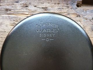 Vintage WAGNER WARE Cast Iron SKILLET Frying Pan 10 SYDNEY - 0 - Ironspoon 4