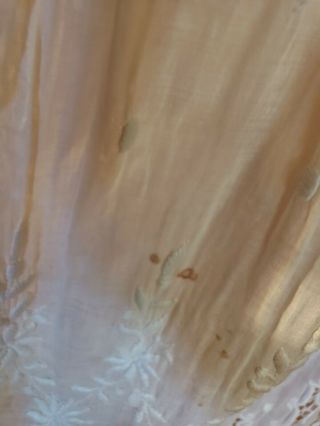 Vintage antique early 20th Century wedding gown or long dress.  Downton,  sz Small 6