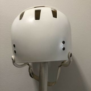 Vintage hockey helmet Hammarplast white Tre Kronor 60s RARE 7