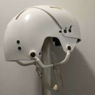 Vintage hockey helmet Hammarplast white Tre Kronor 60s RARE 8