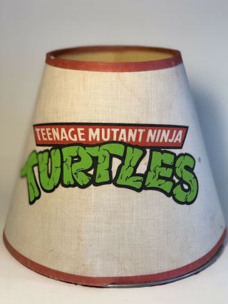 Teenage Mutant Ninja Turtles Vintage Michelangelo Lamp 1990 TMNT VTG 3