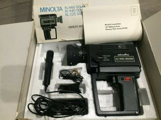 Vintage Minolta XL 660 Sound 8 Movie Camera 2