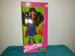 1990 United Colors Of Benetton Teresa Doll,  Mattel 9408,  Barbie,  Stamp 6